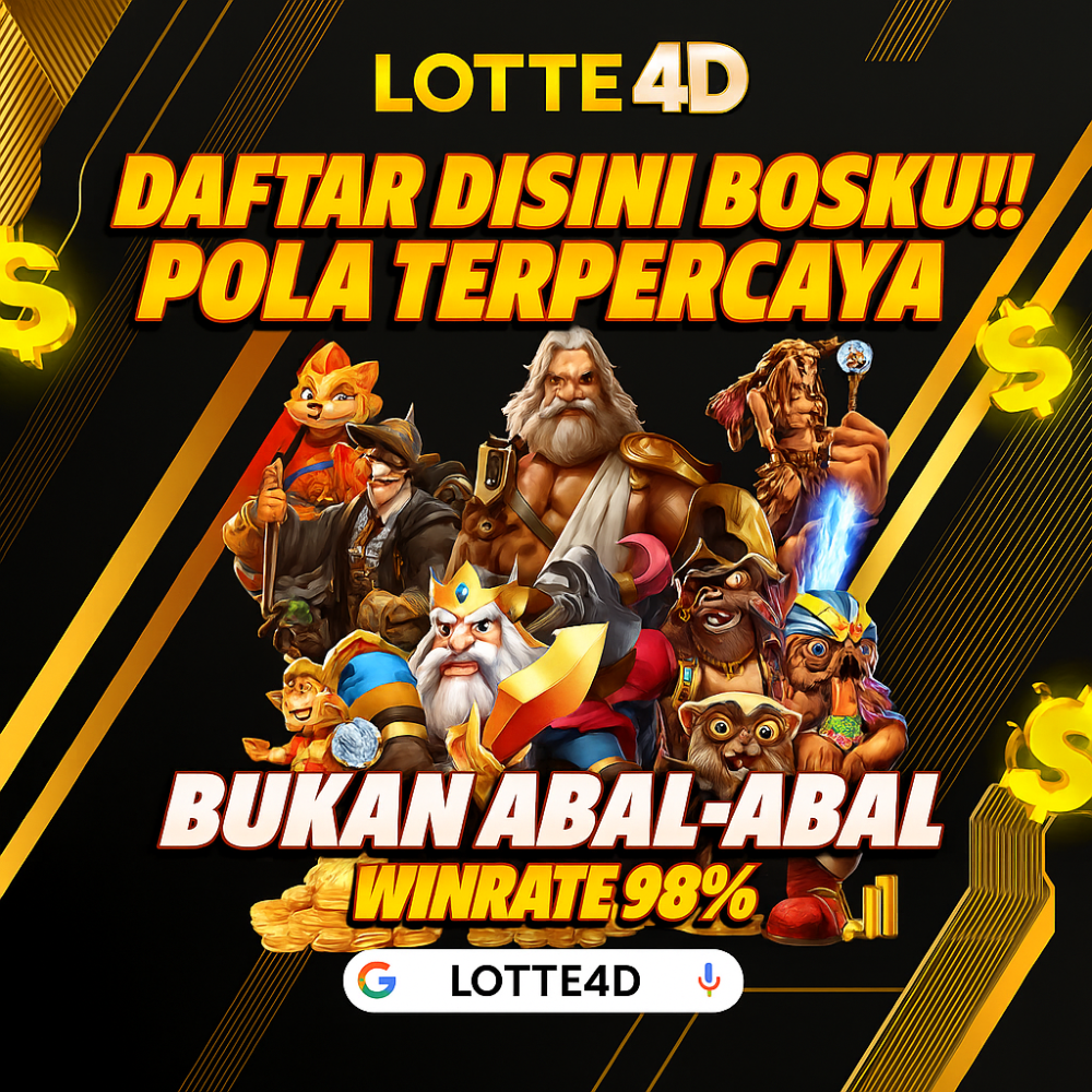 LOTTE4D : Situs Game Pasang Taruhan Togel Bermodalkan Kecil 20RB